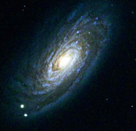 M088 - Spirální galaxie v souhvězdí Vlasů Bereniky