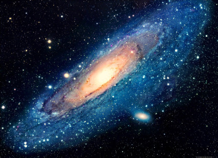 M031 - Spirální galaxie v souhvězdí Andromedy