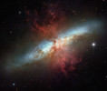 M082 - Nepravidelná galaxie "doutník" v souhvězdí Velké medvědice